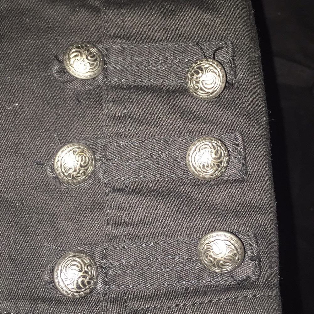 Military Style Button Down Long Jacket - image 2